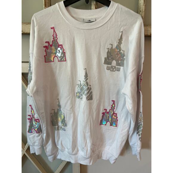 Walt Disney World size large sweatshirt with castles - Picture 1 of 4